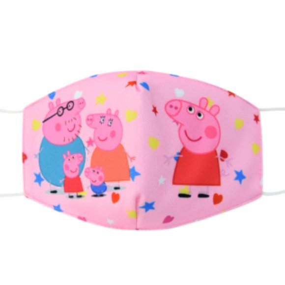 4 Pcs Kids Pig Mask Reusable Cotton Face Mask - Picture 3 of 8